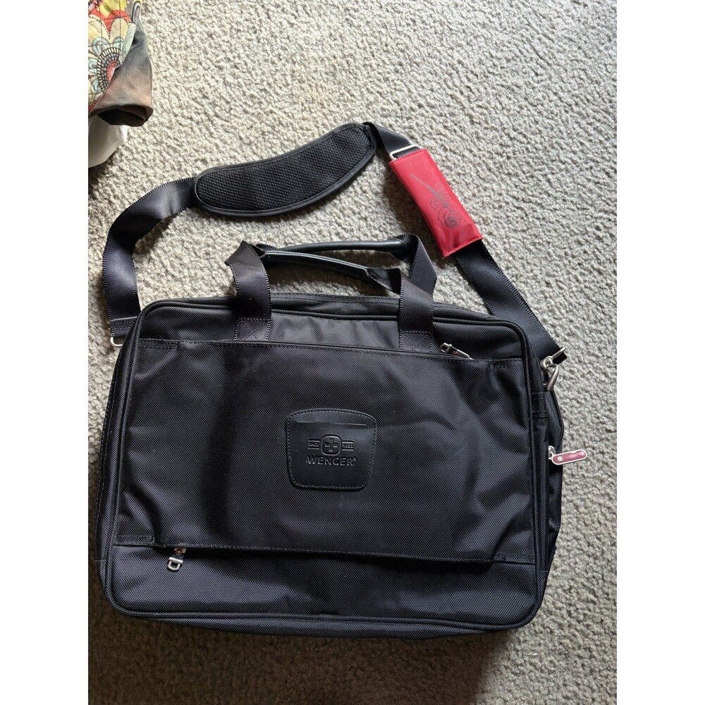 Wegner Laptop Carry Bag Many Pockets Black